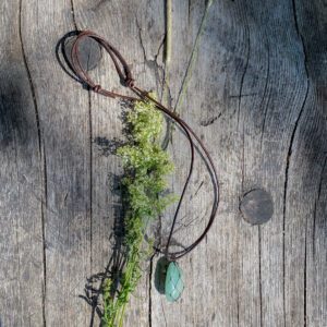 Astorian Halsband Fyrklöver Grön Aventurin