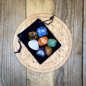 Chakrakit trumlade kristaller