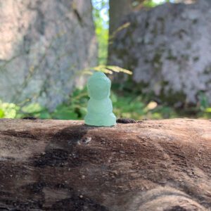 Astorian Buddhafigur Kristall Grön Aventurin