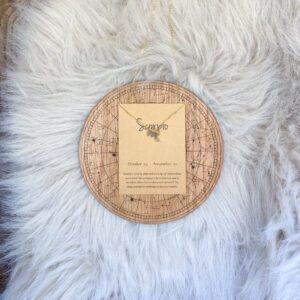 Halsband Stjärntecken Scorpio/Skorpionen