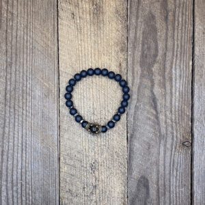 Armband - Beskyddaren - svart agat tigeröga