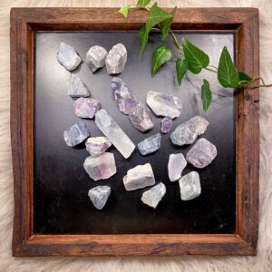 Regnbågsfluorit Rå