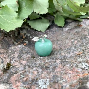 Kristalläpple Grön Aventurin