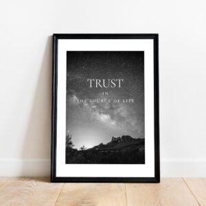 Print - Sky - Trust in the source of life